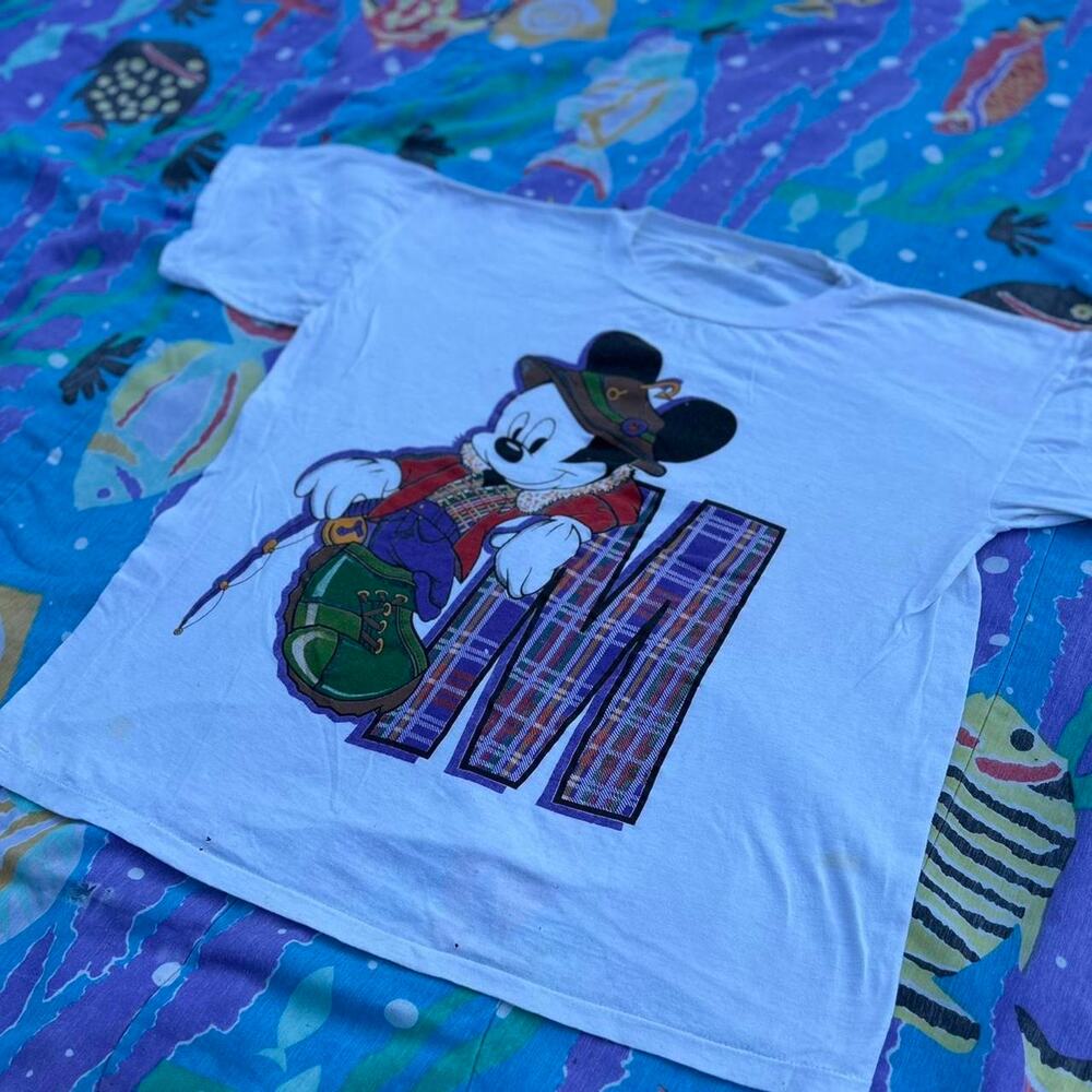 Distressed 80s vintage Disney Mickey Mouse